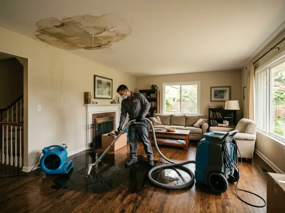 attic-pipe-burst-ceiling-drip-008 — frequently asked questions, Water Damage Restoration & Carpet Care in Beaver, PA